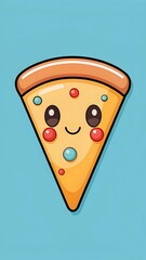 Food Background Colorful Pastel Food Cartoon