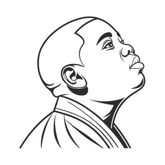 Minimal Line Art Portrait,  Minimalist line art woman face