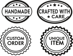 Collection of handmade and custom order seals silhouette