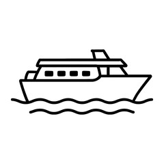 Yacht Cruising on Waves for Marine Recreation and Leisure Travel