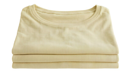 White t shirt isolated on white background for clothing fashion use