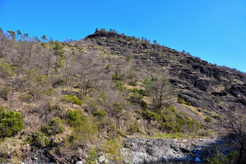 Val Gargassa: the canyon in Beigua Park, Genoa, Italy