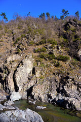 Val Gargassa: the canyon in Beigua Park, Genoa, Italy