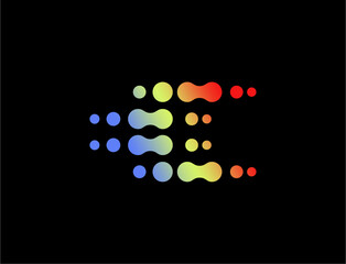 Colorful abstract graphic design