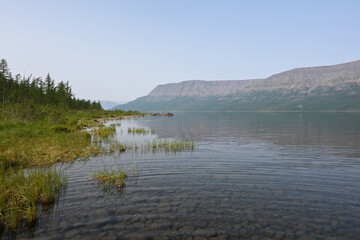 Lake Yt-Kyuyol on the Putorana Plateau.