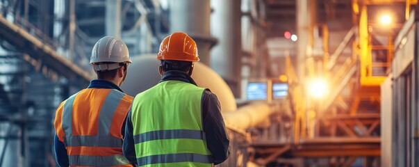 Engineer Monitoring Industrial Systems on Factory Floor

.