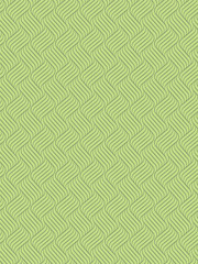 Geometric, weaving, texture seamless pattern background in lime green