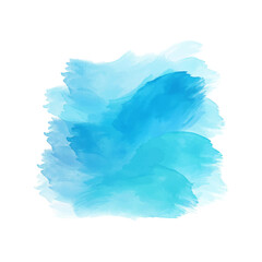 Watercolour in shades of blue