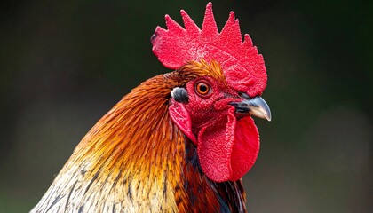Close-up rooster portrait (1)