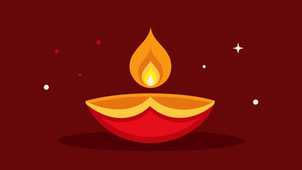 burning candle in a glass