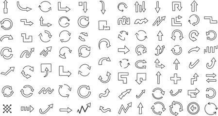 Hand-drawn music icons doodle set: a collection of vector line art symbols for web and business design