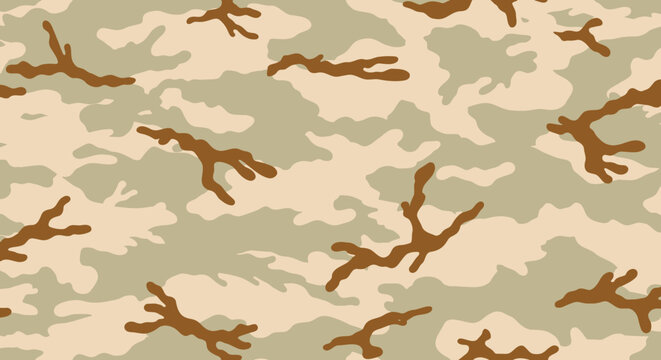 Seamless "Chocolate Chip" Desert Camouflage Uniform (DCU) Pattern
Six-Color Desert Military Camo Texture
Gulf War Era US Army "Chocolate Chip" Camouflage Background
Classic DCU Tactical Desert Camo 
