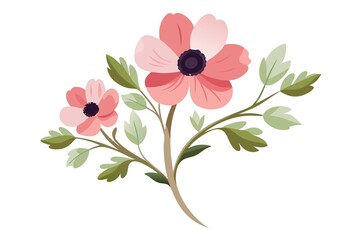 vector illustration of a flower