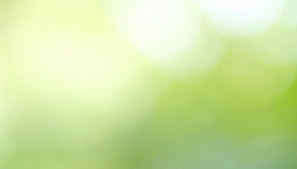 Soft, out-of-focus greens and yellows