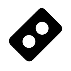 Pill blister pack icon vector illustration