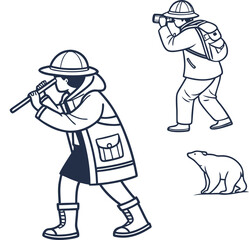 100 Isolated Vector Icons | Line & Filled Style | Transparent Background