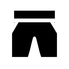 Shorts icon vector illustration