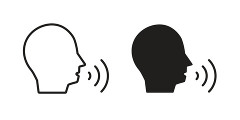 Voice control icons design vector graphic recourse