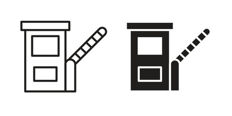 Toll road icons design vector graphic recourse