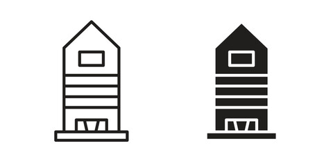 Silo icons design vector graphic recourse