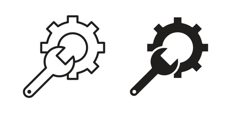 Productivity tools icons design vector graphic recourse