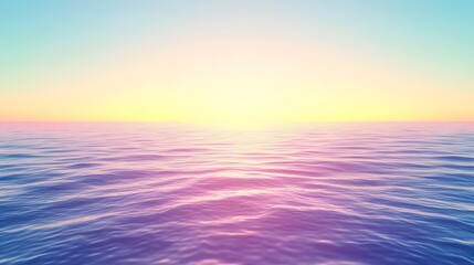 Obraz premium Tranquil Pastel Ocean Sunset Seascape