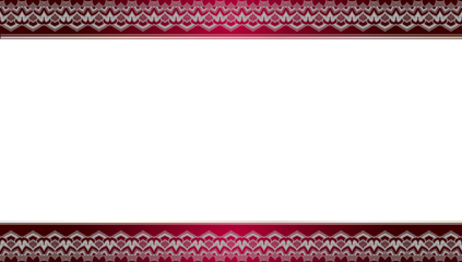 Simple Red Rectangle Certificate Border Pattern Line Photo Frame Islamic Wedding Invitation Background	