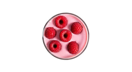 Isolated Raspberry Smoothie