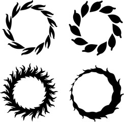 Obraz premium Royal Heraldic Symbols Collection