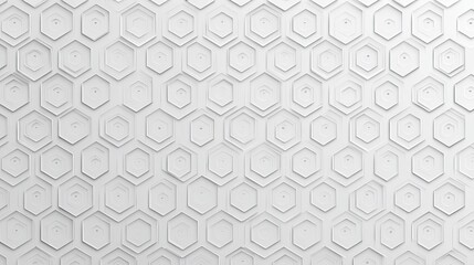 Repeating white hexagonal pattern