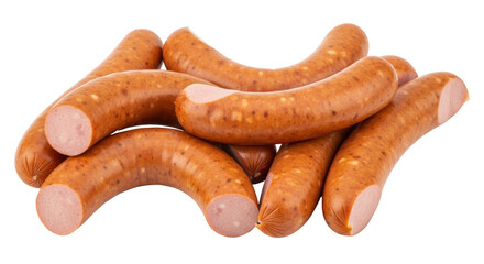Isolated Grilled Sausages