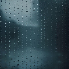 Raindrop texture dark blue background 