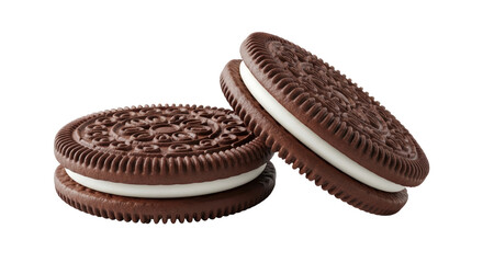 Isolated Chocolate Cookies