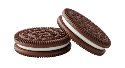 Isolated Chocolate Cookies