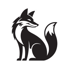 Obraz premium vector illustration of a wolf on white background