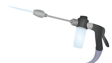 Car wash gun. vector illustration