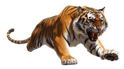 Tigher Fast Cheetah Running – Powerful Wildlife Predator in Full Sprint Action Shot