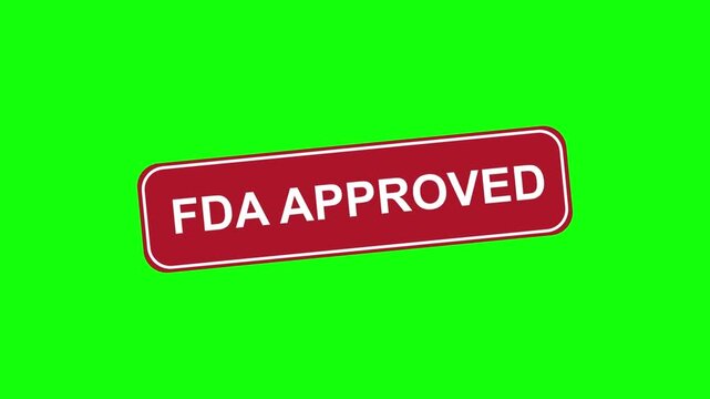 FDA Approval Stamps for Certified Product and Health Compliance