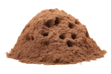 anthill isolated on white background PNG,AI GENERATED