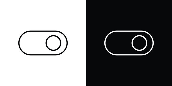 Switch icons. Minimal vector icons pack for web