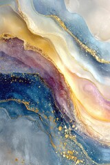 Unique Bank Card Design, Background from center ombre dark indigo purple blue gold 