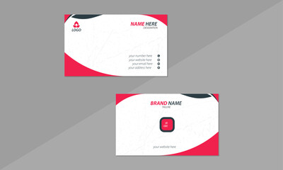 Corporate business card design template