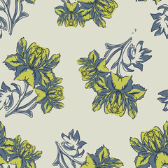 Allover Designs Floral and Geometrical Patterns Textures, Illustrations Motifs and Abstract Allover Designs Seamless Allover Digital Textiles Designs 