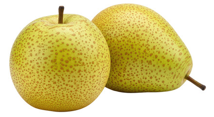 Isolated Two Asian Pears
