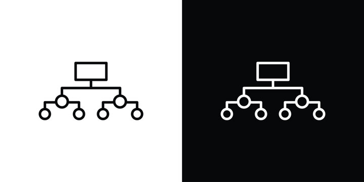 classification icons. Minimal vector icons pack for web