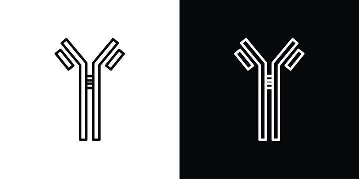 Antibody icons. Minimal vector icons pack for web