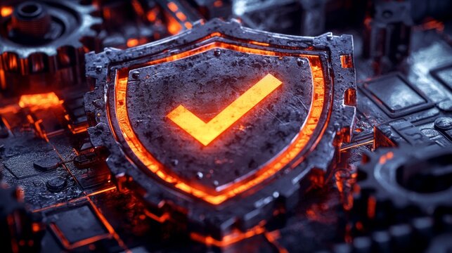 Visual representation of Rust programming language showcasing security.