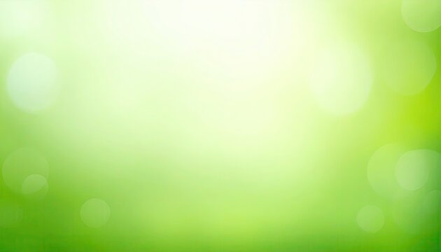 Soft green bokeh background