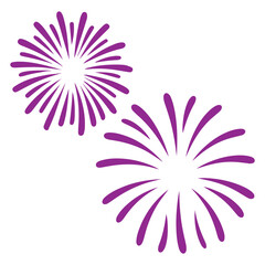 Fireworks Silhouette Vector
