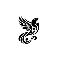 Obraz premium A decorative bird in flight